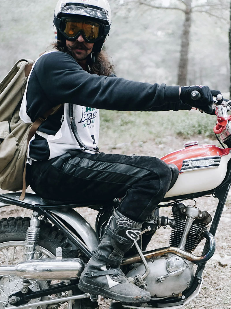 Guy wearing Rascal pant for Fuel Sereant 2 pant review